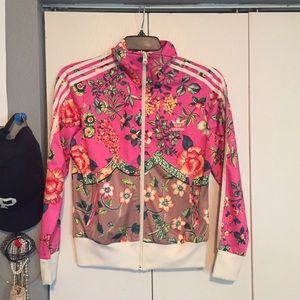 Floral Adidas Track Jacket